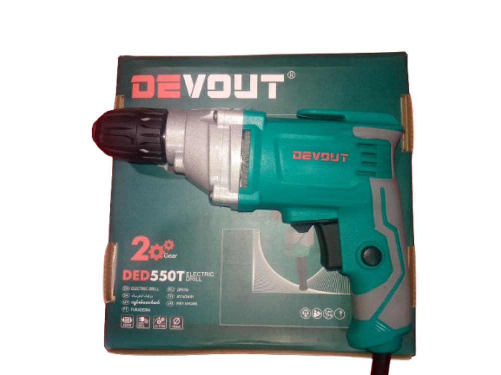 DEVOUT DED550T ELECTRIC DRILL 550 WATT 10MM