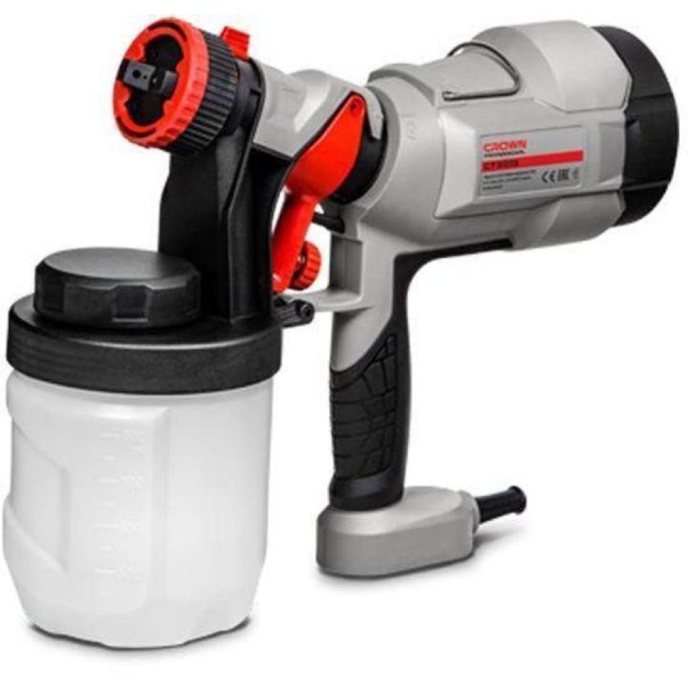 CROWN ELECTRIC AIR SPRAY GUN AND PAINTER 400 WATT 900ML