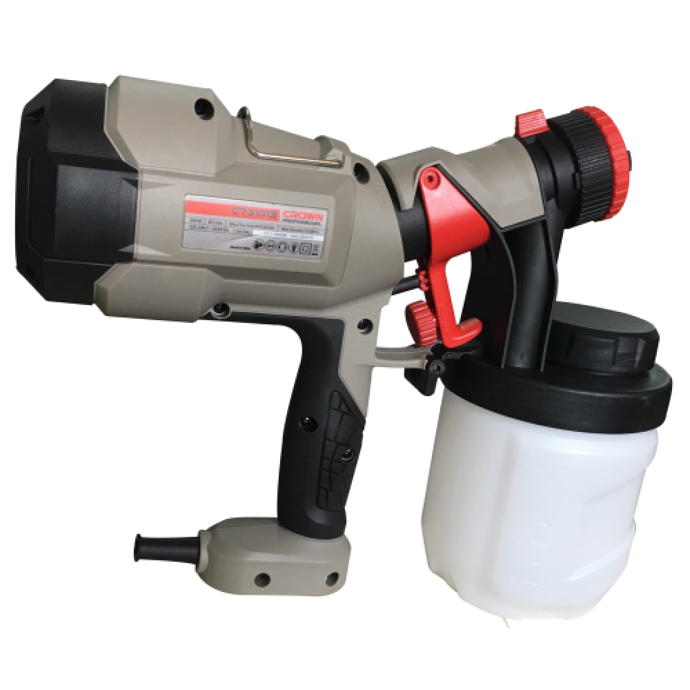 CROWN ELECTRIC AIR SPRAY GUN AND PAINTER 400 WATT 900ML