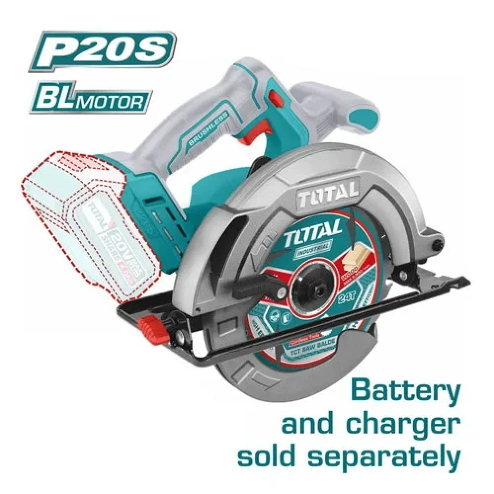 TOTAL TSLI1851 LITHIUM-ION CIRCULAR SAW 20V