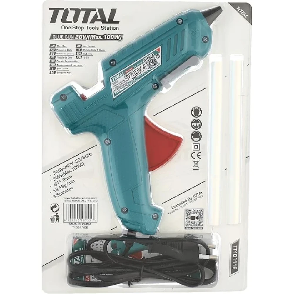 TOTAL TT101116 GLUE GUN 20 WATT (Max. 100W)