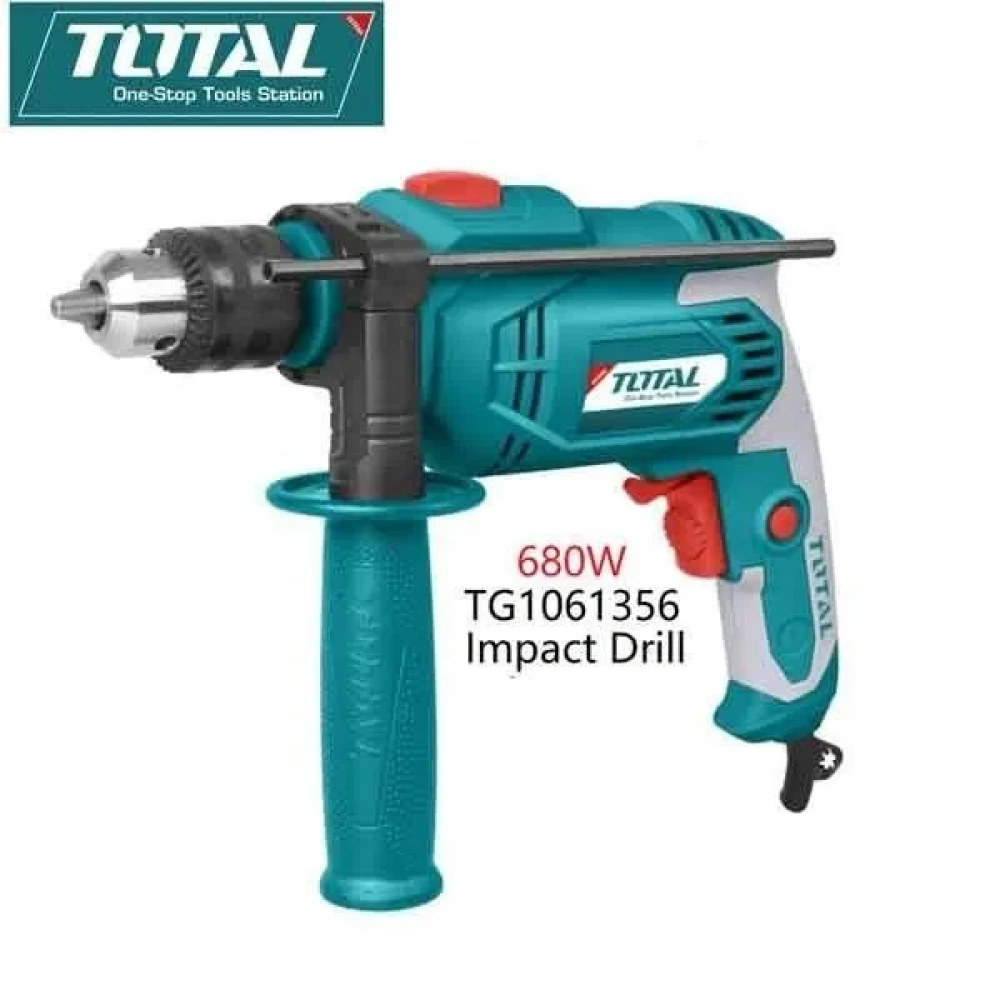 TOTAL TG1061356 IMPACT DRILL 680 WATT 13MM