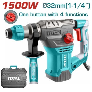 TOTAL 1500 WATT ROTARY HAMMER DRILL INDUSTRIAL
