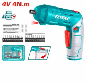 TOTAL TSDLI04425 LITHIUM-ION CORDLESS SCREWDRIVER 4V