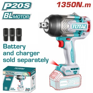 TOTAL TIWLI201351 CORDLESS IMPACT WRENCH 20V INDUSTRIAL