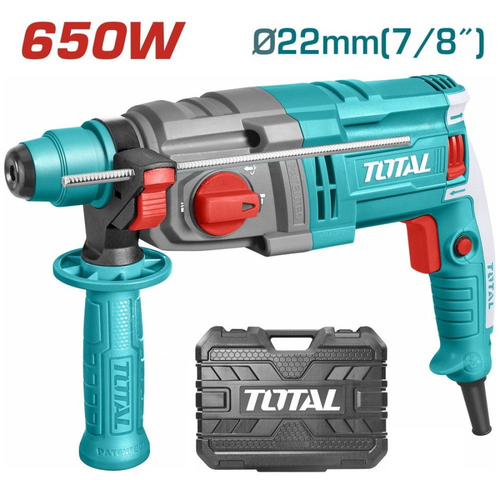 TOTAL TH306236 ROTARY HAMMER SDS-PLUS 650 WATT
