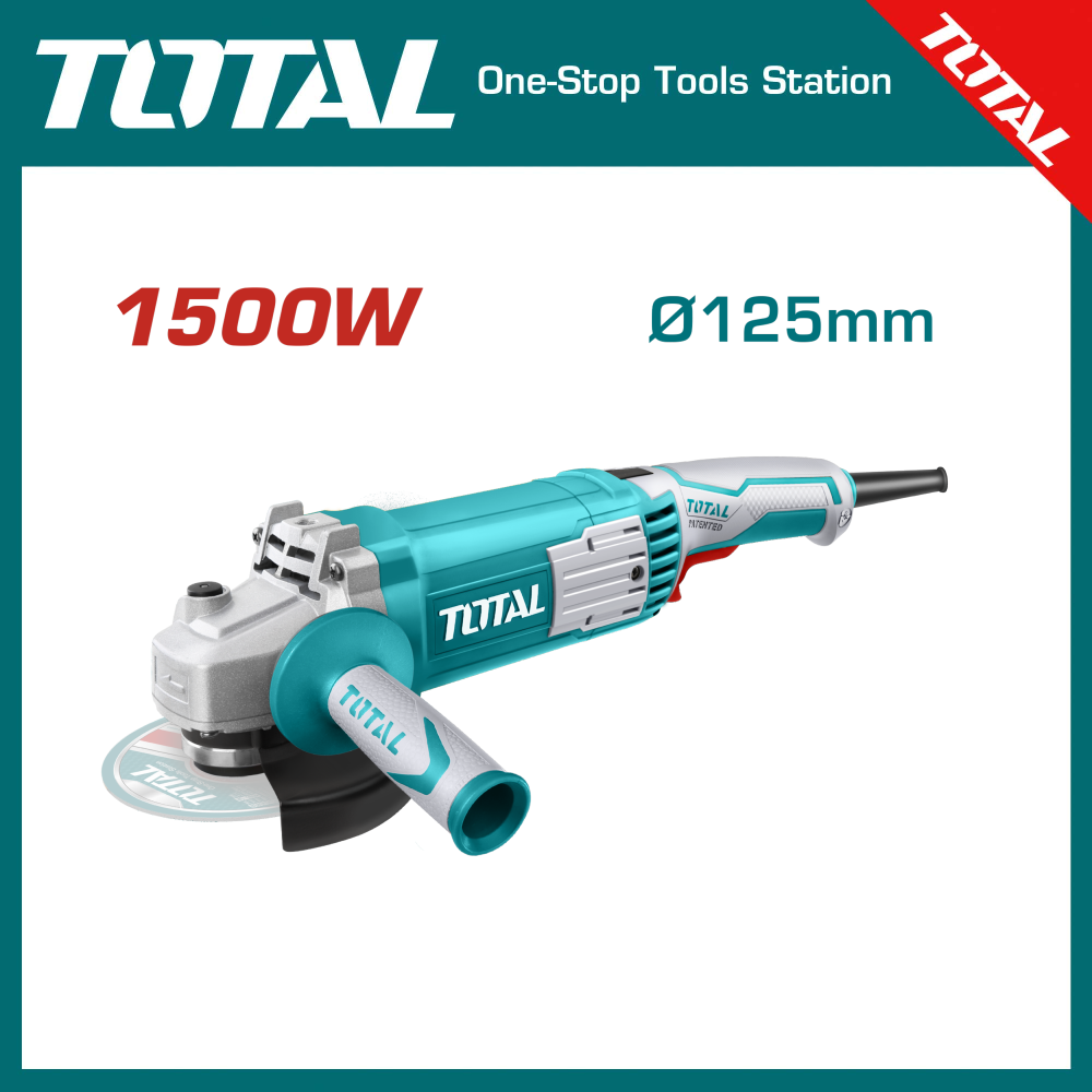 TOTAL ANGLE GRINDER (125MM) 1500 WATT INDUSTRIAL