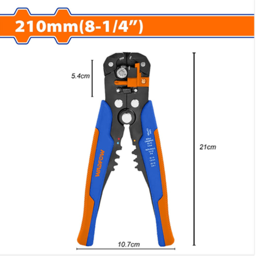WADFOW WBQ4601 AUTOMATIC WIRE STRIPPER 210MM