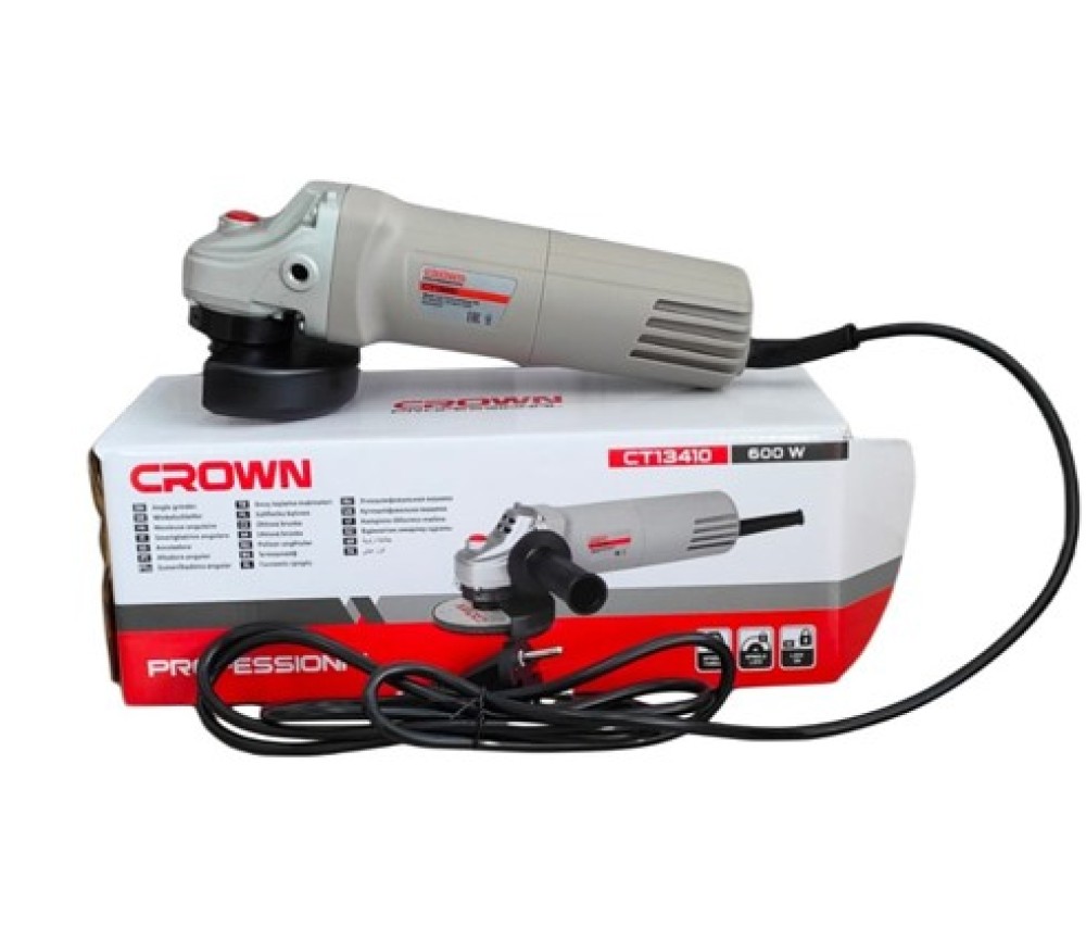 CROWN ANGLE GRINDER 100MM (4") 600 WATT