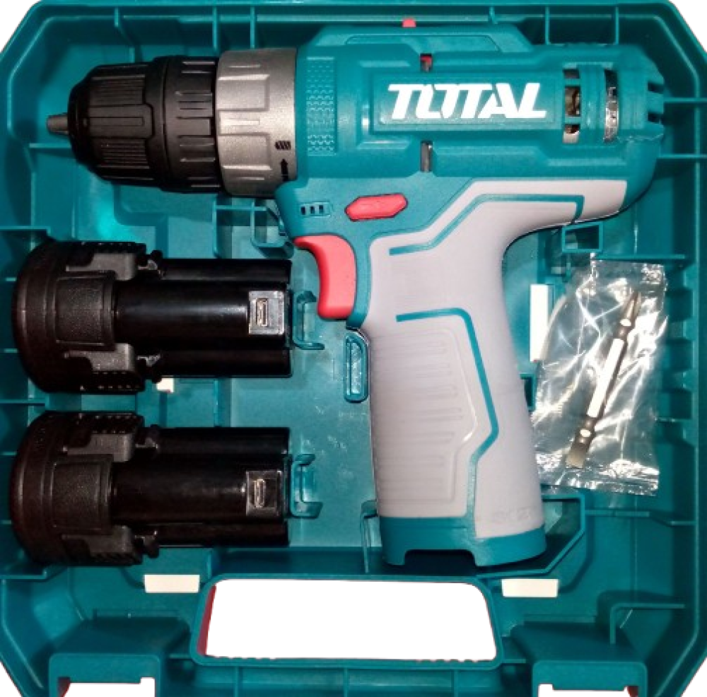 TOTAL LITHIUM-ION CORDLESS DRILL 12V