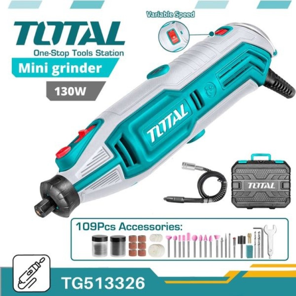 TOTAL 130 WATT MINI GRINDER