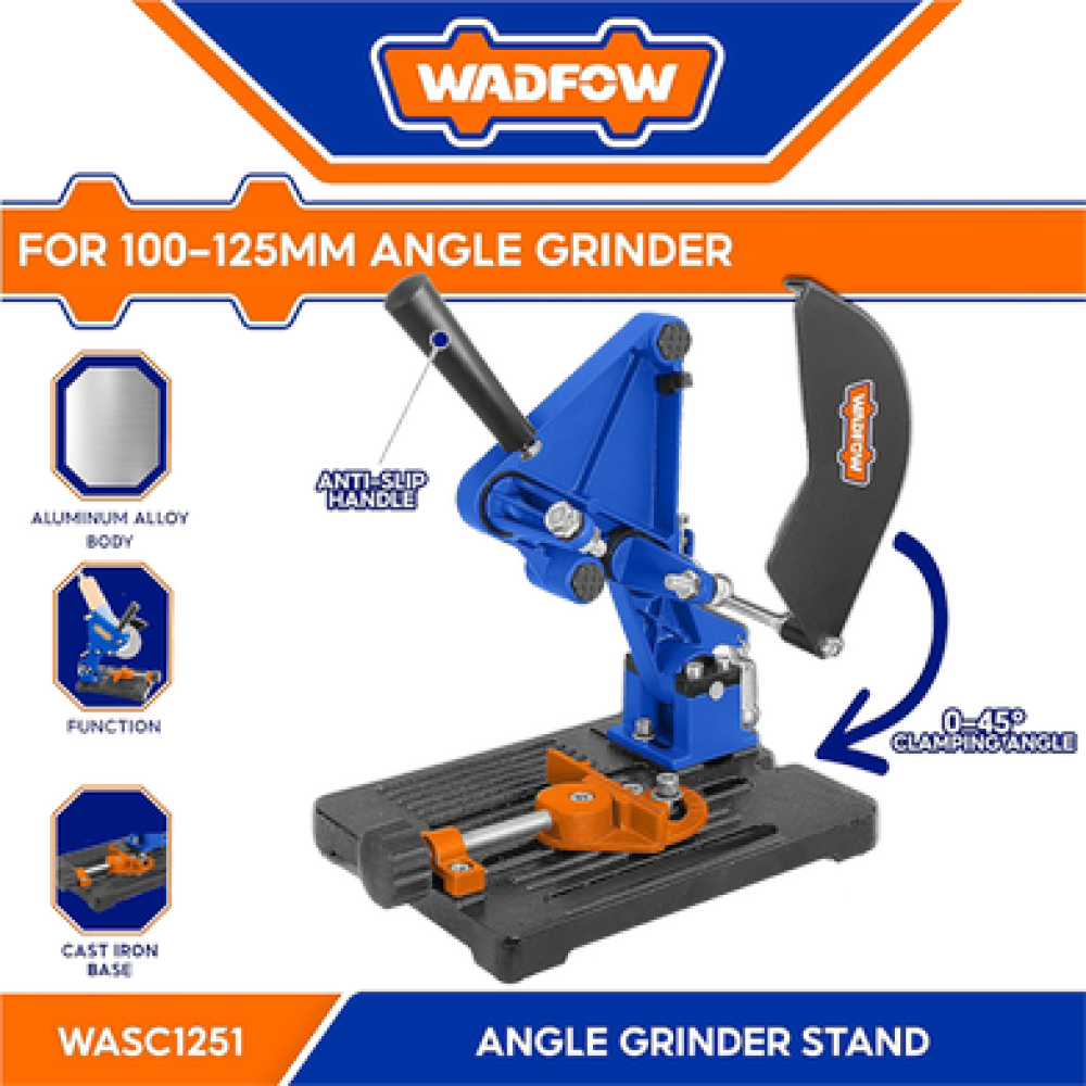 WADFOW ANGEL GRINDER STAND (FOR 100-125MM)