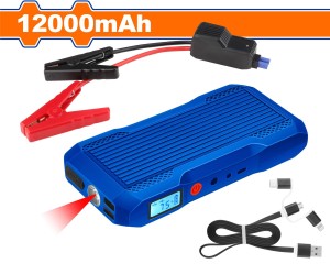WADFOW LITHIUM-ION JUMP STARTER 12000mAh