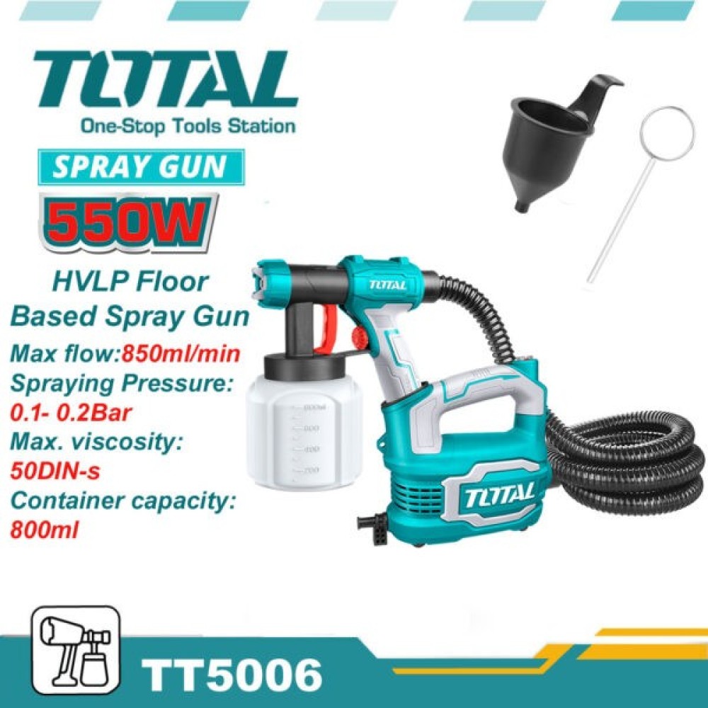 TOTAL HVLP SPRAY GUN 550 WATT