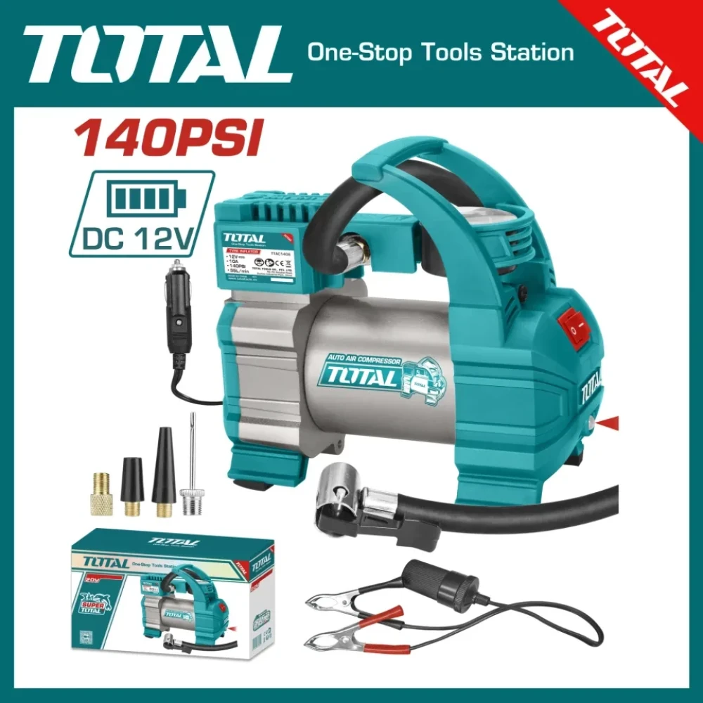 TOTAL AUTO AIR COMPRESSOR DC12V 140PSI